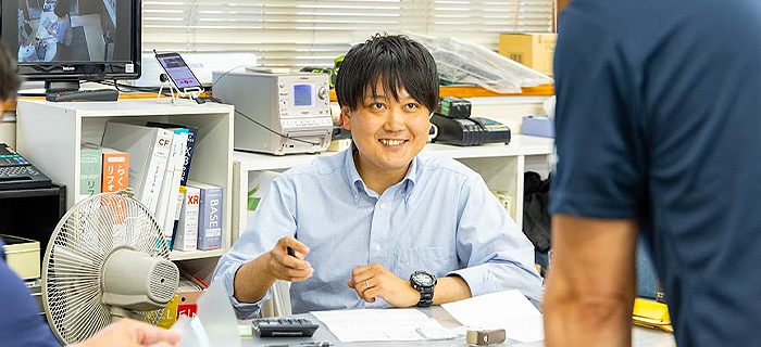 以前の会社では、お客様と向き合えないことに不満を感じていました。